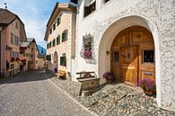 Maisons typiques à Guarda, Engadine par Werner Dieterich Aperçu