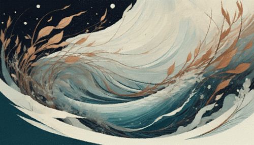 Sich bewegende Fantasie Landschaft