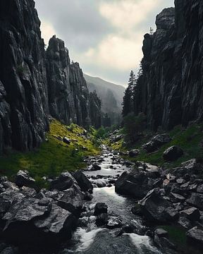 Wandern im Gebirge von fernlichtsicht