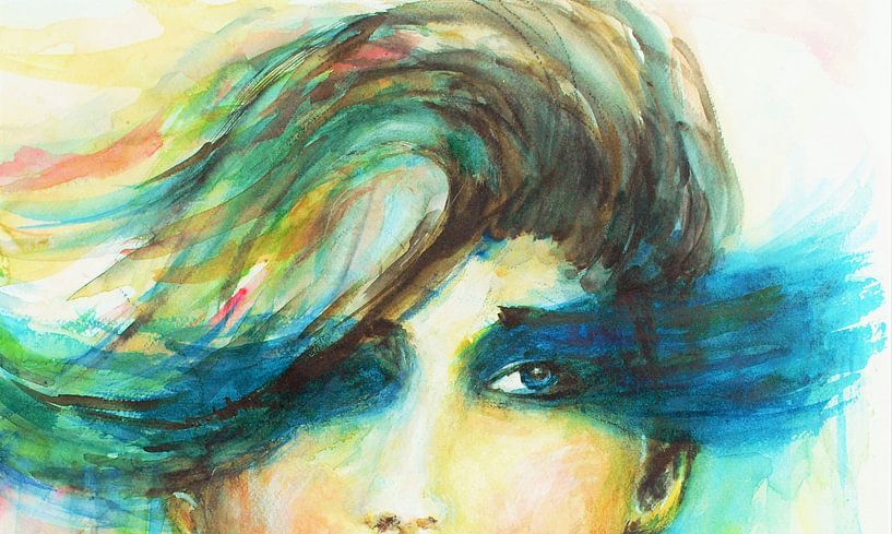 Das blauäugige Modemädchen (1) von Ineke de Rijk