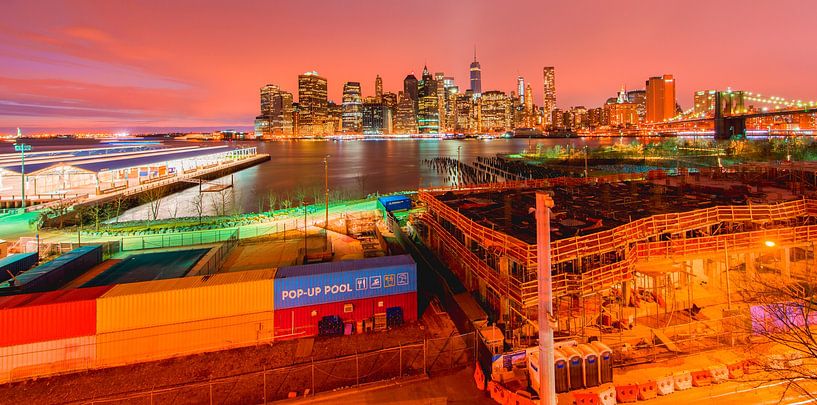 Skyline von Manhattan. von Guido Koppes