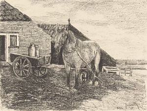 Pferd auf Ameland, Otto Hanrath, 1925