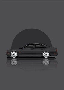 Art Car BMW E34  black