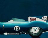 Jaguar Typ D 1956 von Jan Keteleer Miniaturansicht