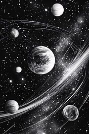 Cosmic planets and stars by Imperial Art House
