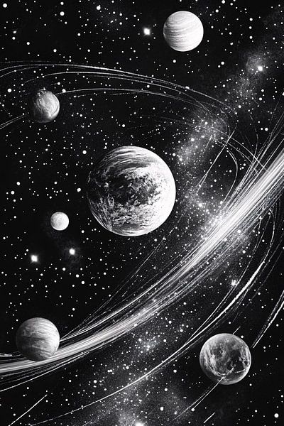 Cosmic planets and stars by Imperial Art House