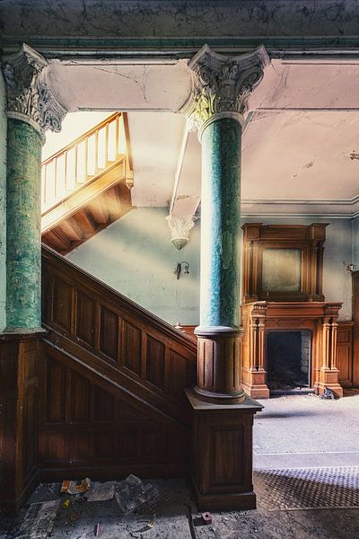 Lost Place - Staircase by Carina Buchspies