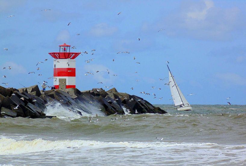 Zeegat Scheveningen par Koos Iperen