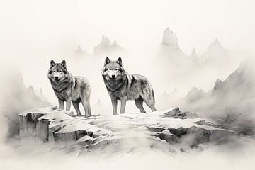 Wolf by ARTEO Paintings