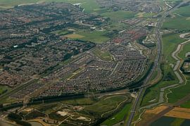 Broekpolder aus der Luft von Liesbeth Vogelzang