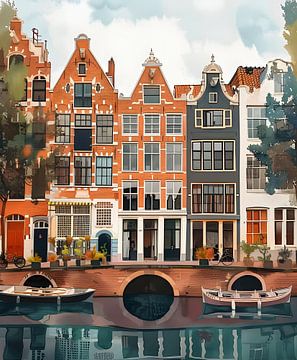 Grachten pracht Amsterdam van But First Framing