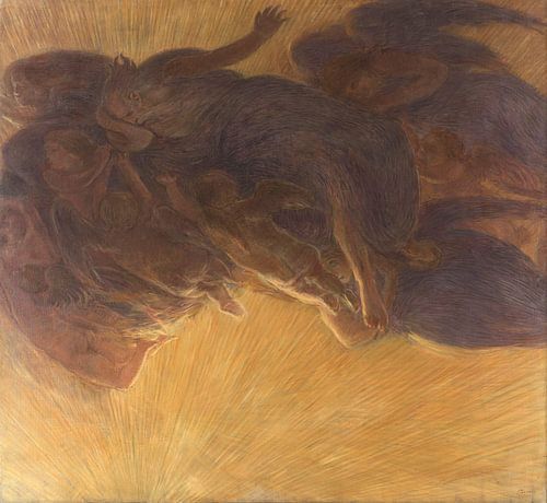 De creatie van licht, Gaetano Previati