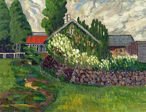 Konrad Mägi - Bauernlandschaft (zwischen 1908 und 1910)