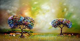 Monde coloré sur Gena Theheartofart