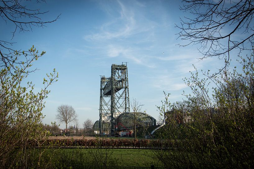 Oude spoorbrug De Hef Rotterdam van Patrick Verhoef