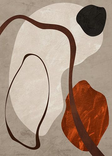 Abstraction géométrique organique moderne