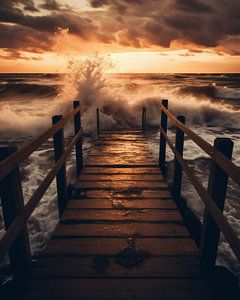 Goldene Stunde am Meer