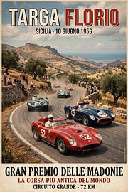 The 1956 Targa Florio car race by Theodor Decker