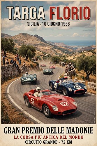 Autorennen Targa Florio 1956 von Theodor Decker