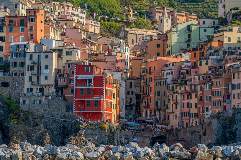 Riomaggiore dans les Cinque Terre par Achim Prill