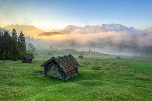 Fog at Geroldsee in Bavaria