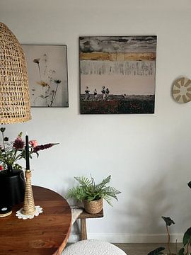 Klantfoto: Botanisch vervaagd, Japandi stijl van Japandi Art Studio