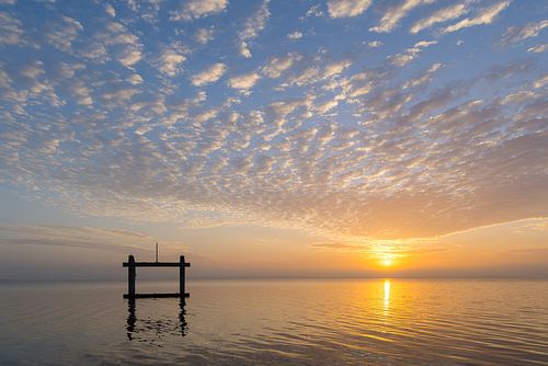 Zonsopkomst Dreischor van Leo Kramp Fotografie