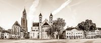 Vriethof - Mestreech, Vrijthof - Maastricht in sephia kleurtoon