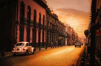 VW Kever in de straten van Puebla van Loris Photography thumbnail