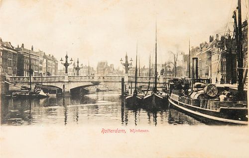 Wijnhaven Rotterdam in 1902