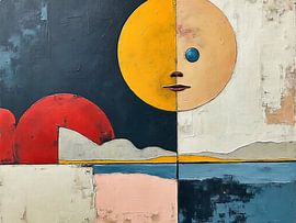 Die abstrakte Seite von Licht und Dunkelheit