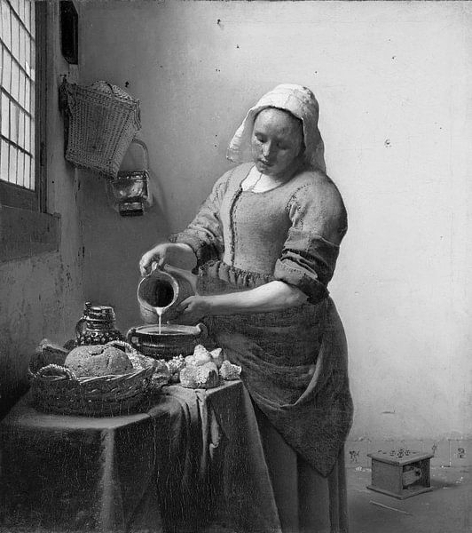 Het Melkmeisje - Johannes Vermeer von Marieke de Koning