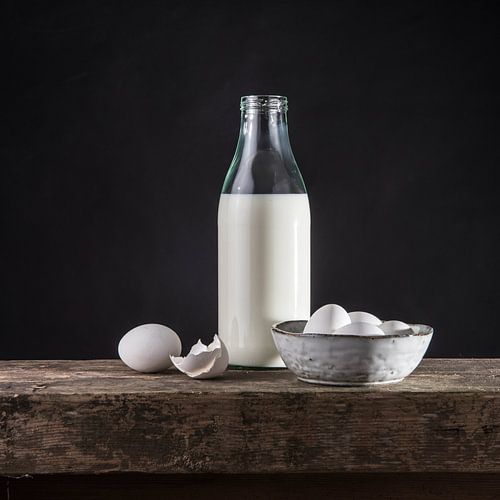 Une bouteille de lait