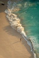 Vissen met ruige zee - Kelingking Beach