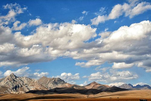 View of the Son Kul plateau from the yurt