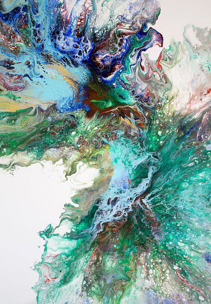 Acrylic Painting Earthquake by JBArtCreative