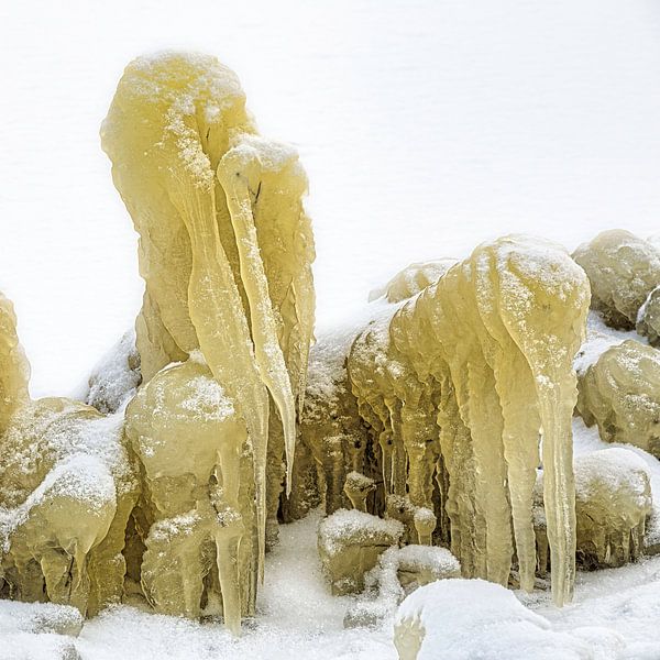 Sculpture de glace par Peter Bolman