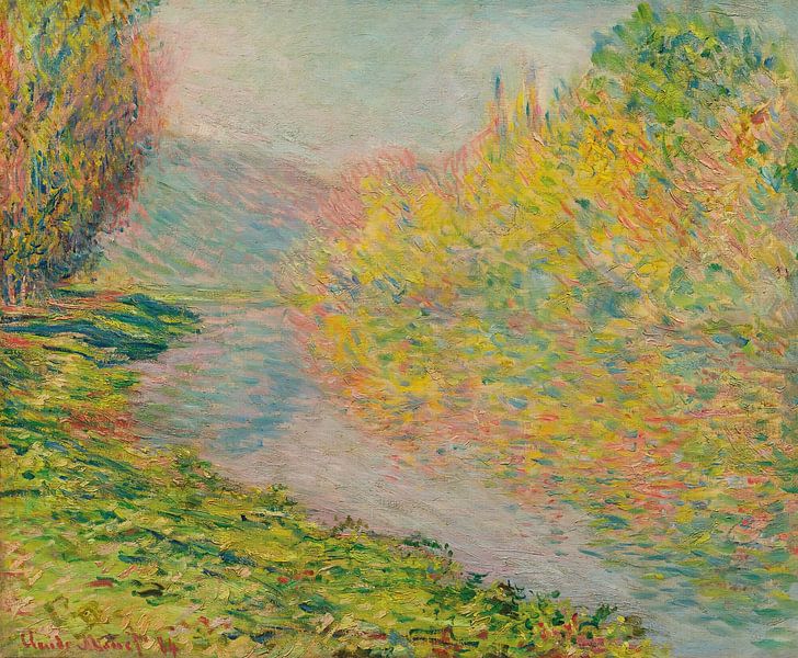 Herbst in der Jeufosse, Claude Monet von Meisterhafte Meister