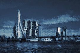 De Erasmusbrug in Rotterdam