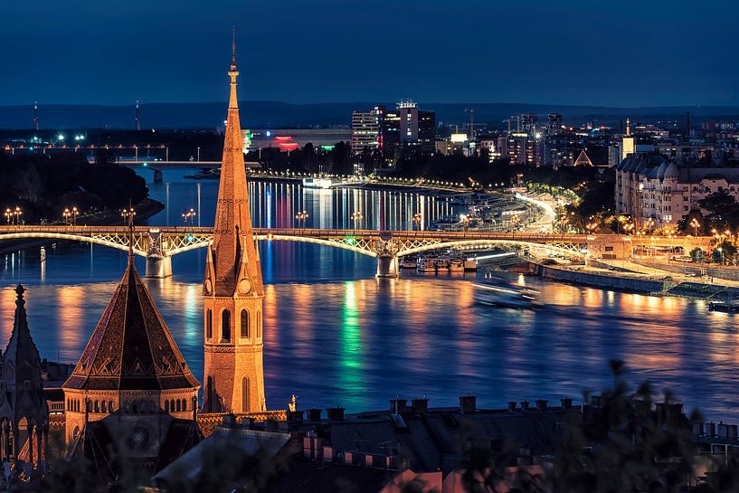 Boedapest bij nacht van Manjik Pictures