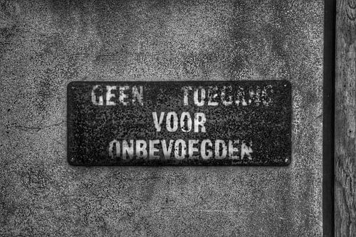 Een oud bord