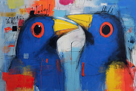 Amis aux plumes colorées sur La collection ARTEO
