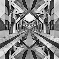 ARCHITECTUUR COLLAGE SPIEGELING 03