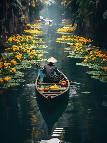 Bateau de pêche au Vietnam