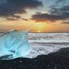 Des morceaux de glace sur une plage de diamants sur Tilo Grellmann | Photography