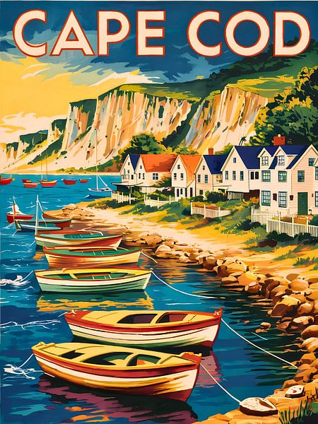 Bezaubernder Kunstdruck von Cape Cod von Robert Swaine