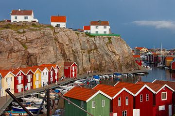 Boathouses Smögen by Sven-Erik Arndt