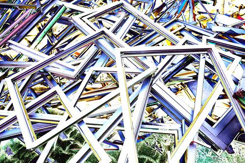 Disused window frames