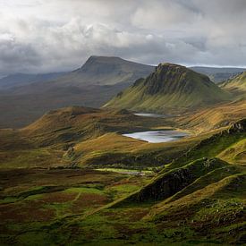 Views over the Quiraing on Isle of Skye by Krijn van der Giessen