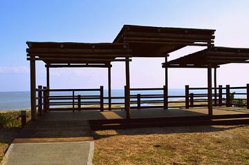 Viewpoint bij St. Lucia Lake in iSimangaliso, St. Lucia, Zuid Afrika van Vera Boels